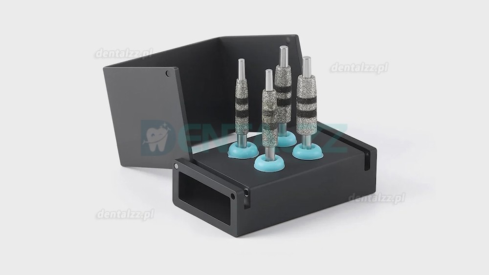 FG7604 Zestaw 4 Wierteł do Toru Kości Implantologicznych do Pozycjonowania i Korekcji Szyjki